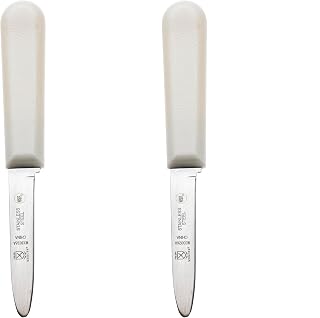 Mercer Culinary Clam Knife with Poly Handle, 3-1/4, White (Pack of 2)