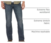 Men's Extreme Motion Regular Boot Jean Maverick 36W x 32L by Lee – 36W x 32L, Cotton, Maverick, Model 20151-37-36W x 32L