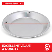 Stock Your Home 2 / Silver / 72.0 cubic_inches Pie Pans