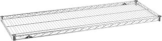 Metro 1848NC Super Erecta Nickel Chrome Plated Steel Industrial Wire Shelf, 800 lb. Capacity, 1" Height x 48" Width x 18" Depth (Pack of 1)
