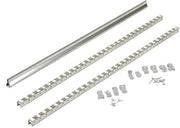 Global Industrial Gravity Carton Flow Roller Track Kit, Single Depth, 48"