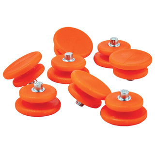 TREX Ice Cleats Replacement Studs - 8 Pack by Ergodyne – 1 Pack, Carbon Steel, Orange, Pack of 8, Model 6301