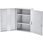 Global Industrial Stainless Steel / 8"L x 16"W x 24"H / Industrial Safety Storage Cabinets