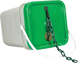 Mr. Chain Plastic Barrier Chain Pail, Evergreen, 1.5 in Link (30054-P)
