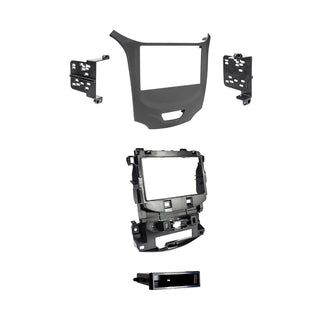 Double DIN Dash Kit for Chevrolet Cruze 2016 by Metra – Plastic, Black, Model 99-3020B