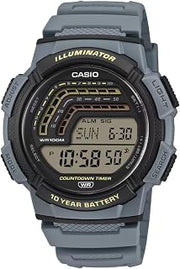 Casio #W86-1V Men's Standard 50M Chronograph Alarm Digital Watch with Luminous Light