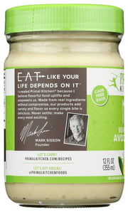 Primal Kitchen avocado oil / 12 Fl Oz (Pack of 4) / 1 Mayonnaise
