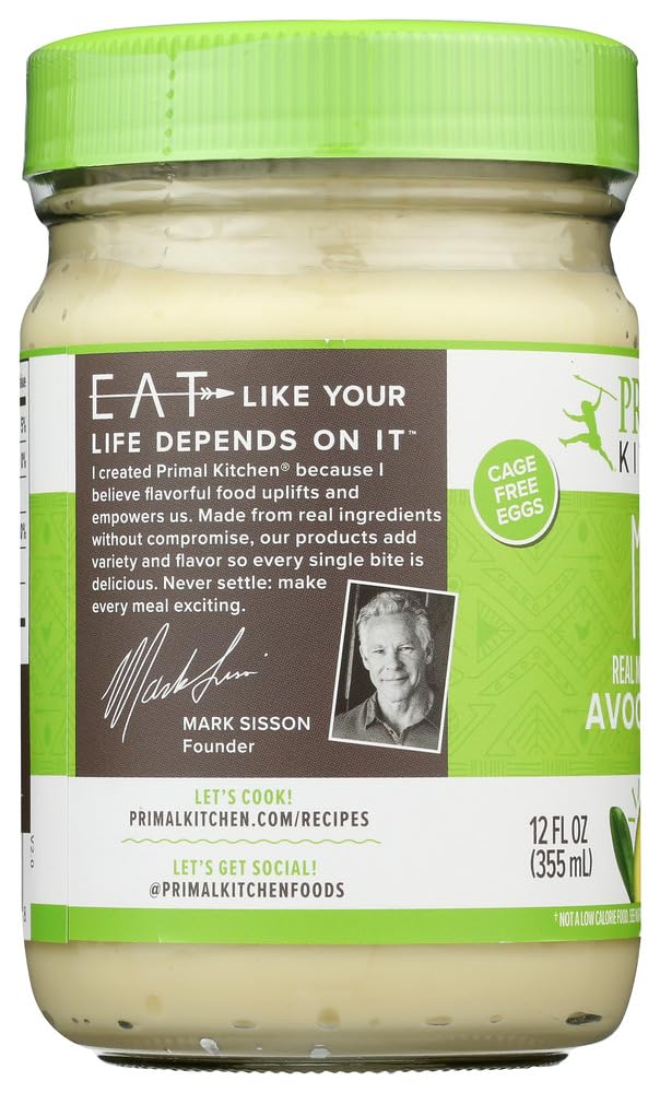 Primal Kitchen avocado oil / 12 Fl Oz (Pack of 4) / 1 Mayonnaise