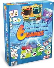 Junior Learning JL409 6 Phonemic Awareness Games Multi, 10.25 H x 2.5 L x 7.75 W