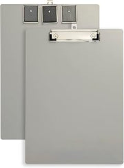 Officemate Aluminum Magnetic Clipboard with Low Profile Clip, Silver (83217)