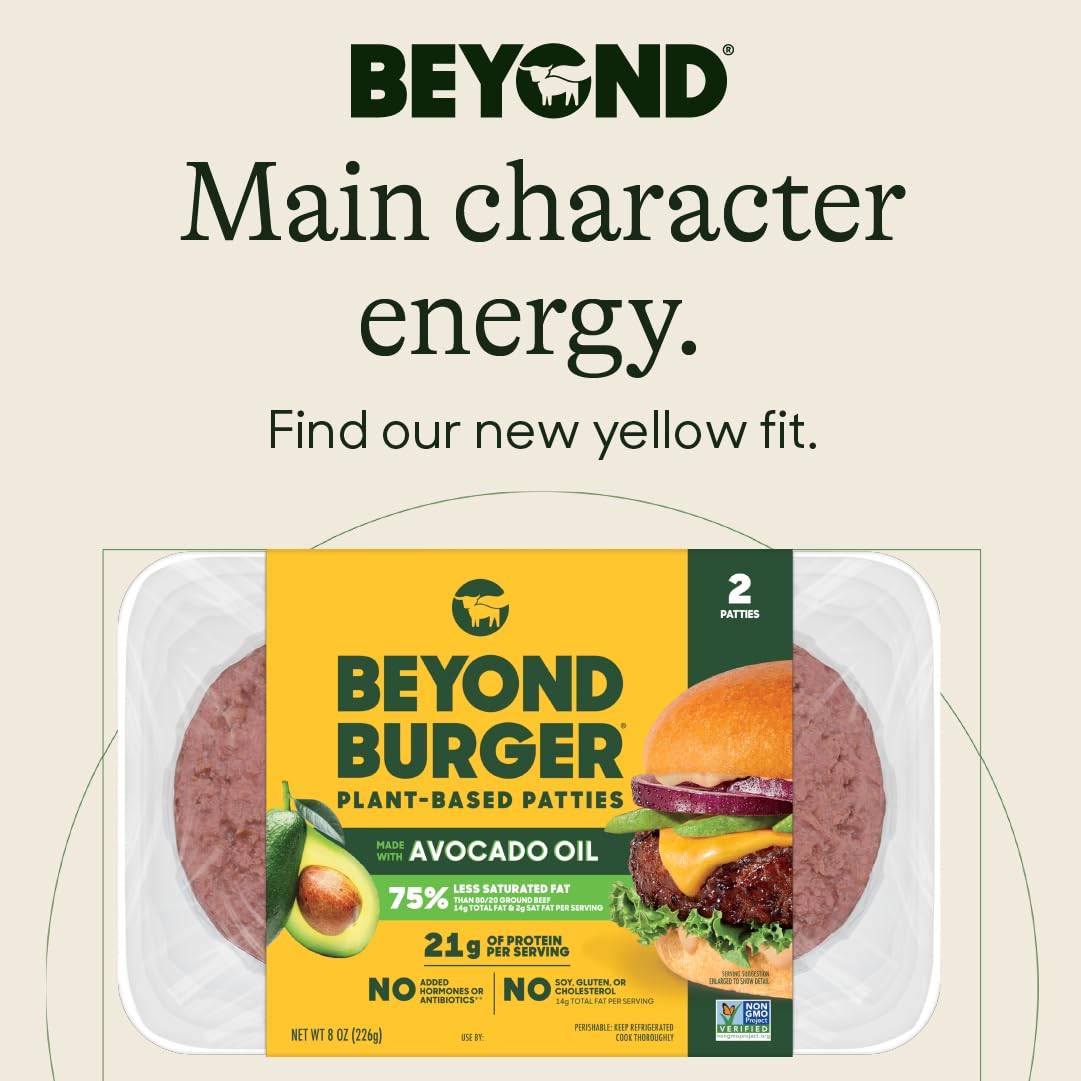 Alternative Meat Burger, 8 Ounce by BEYOND MEAT – 8 oz, Model 1B01