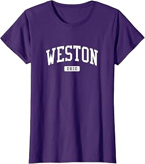 Weston Ohio OH Vintage Athletic Sports Design T-Shirt