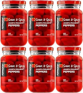 PEPPADEW Peppers - Hot - Value Bundle of 6 (84 ounce)