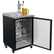 23 1/2" Kegerator Beer Dispenser by MOTAK – 25.98x32.28x48.03, In Description, Check Images, Model MBCBD-1-X