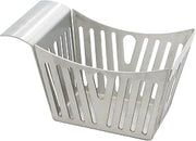 TableCraft SPB Satin S/S 5.38 x 3.38" Stamped Pinstripe Side Basket"