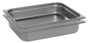 Half Size Stainless Steel Steam Table Pan by HUBERT – Stainless Steel, Pack of 2, Model 195942
