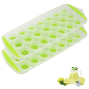 Ice Cube Tray by Westmark – Polypropylene TPE, Transparent, Green., Model 52112270