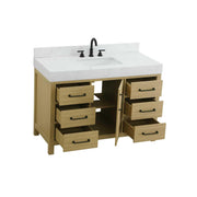 Elegant Kitchen and Bath 48" Single Bathroom Vanity in Honey Brown by Elegant Lighting – unspecified, Wood, Honey Brown, Model VF60648MHB-BS