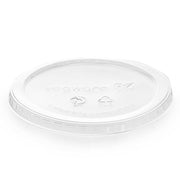 Compostable Clear Round Deli Container Lids by Vegware – 8-32oz, Plastic, Clear, Pack of 500, Model VDC-120H