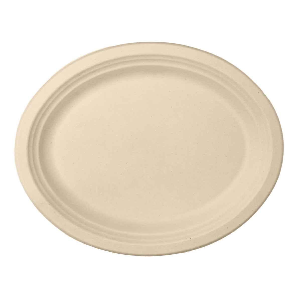 Responsible Products 12 x 10 inch (50 Count) / Natural Brown / Casual Plates