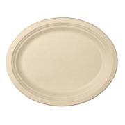Responsible Products 12 x 10 inch (500 Count) / Natural Brown / Casual Plates