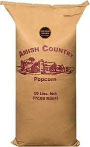 Amish Country Popcorn 50 Pound Bag Mushroom Kernels | Old Fashioned, Non-GMO and Gluten Free (50lb Bag)