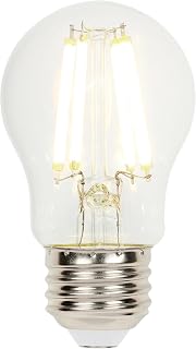 Westinghouse 5277000 6 Watt (60 Watt Equivalent) A15 Dimmable Clear Filament LED Light Bulb, Medium Base