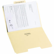 SuperTab File Folder by SMEAD – 100 Count (Pack of 1), Paper, Manila, Model 10301