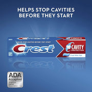 Toothpaste Cavity Protection Cool Mint Gel (Pack of 6) by Crest – 8.2 Ounce (Pack of 6), Pack of 66, Model 92789