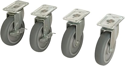 Global Industrial Bulk Container Caster Set (2 Swivel/2 Locking)