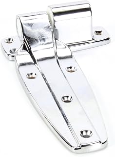 Kason 1245-000028 Flush Hinge, Chrome