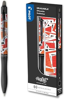 PILOT - FriXion Ball Plus Heralbony - Gift Set - Erasable Pen - Limited Artistic Edition - France Design - Printable and Refillable - Black Ink - Medium Tip
