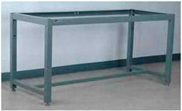 Fixed Height Box Tube Workbench Frame, 40" W X 27" D X 30-1/4"H, Gray