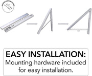 Stock Your Home Chrome / 1 Rack / 1 Coat Hangers