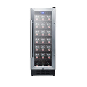 Summit Appliance Stainless Steel / 12" / 2.2 cubic_feet Freestanding Wine Cellars