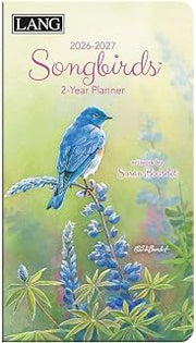 Lang, Songbirds 2 Year 2026 Planner, 3.63'' X 6.5'', Weekly Calendar with Stapled Binding