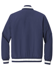 Unisex Insulated Varsity Jacket by SPORT-TEK – 4X-Large, True Navy, Model 2140071