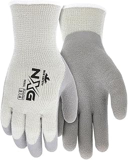 MCR Safety 9690L Flex Therm Cotton Blend Glove, Large, Gray (Pack of 12)