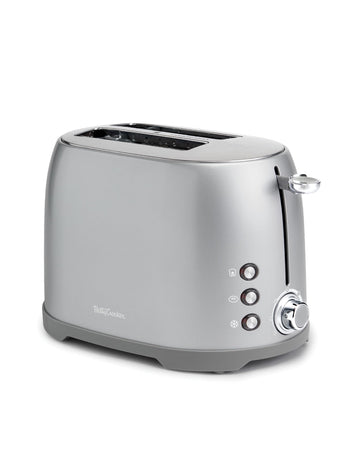 2-Slice Multi-Function Toaster by Betty Crocker – 2-Slice, Stainless Steel, Silver, Model BC-4621S