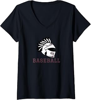 Women's Curtis High School Warriors Baseball V-Neck T-Shirt