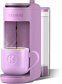 Keurig K-Mini Mate Plus Single-Serve K-Cup Pod Coffee Maker, Compact, 3 Cup Sizes, Brew Over Ice and Strong Button Features, 50 oz Removable Reservoir, Wild Orchid