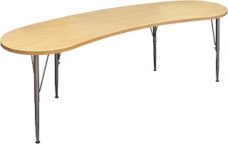 Tot Mate Curved Table 72" Wide (Maple/Maple)