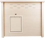 New Age Pet ECOFLEX Fontana Jumbo Chicken Coop, Urban Barn for 4 to 6 Chickens, Easy Assembly, Eco Friendly & Durable, Tan