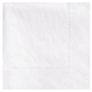 Hoffmaster 180330 Premium Beverage Napkin – Regal Embossed, 2-Ply, 1/4 Fold, 9-1/2" Length x 9-1/2" Width, White (Case of 3000)