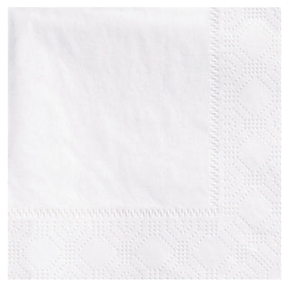 Hoffmaster 180330 Premium Beverage Napkin – Regal Embossed, 2-Ply, 1/4 Fold, 9-1/2" Length x 9-1/2" Width, White (Case of 3000)