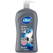 Men 3 in 1 Body by Dial – 32 Fl Oz (Pack of 1), black