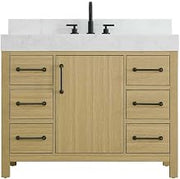 Elegant Kitchen and Bath 42" Single Bathroom Vanity in Honey Brown