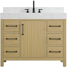 Elegant Kitchen and Bath 42" Single Bathroom Vanity in Honey Brown