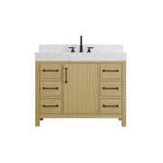 Elegant Kitchen and Bath 42" Single Bathroom Vanity in Honey Brown by Elegant Lighting – unspecified, Wood, Honey Brown, Model VF60642MHB-BS