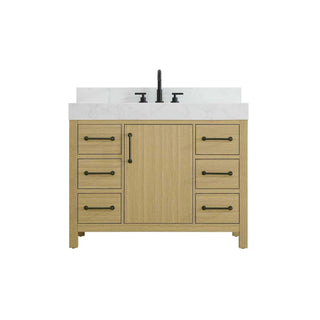 Elegant Kitchen and Bath 42" Single Bathroom Vanity in Honey Brown by Elegant Lighting – unspecified, Wood, Honey Brown, Model VF60642MHB-BS